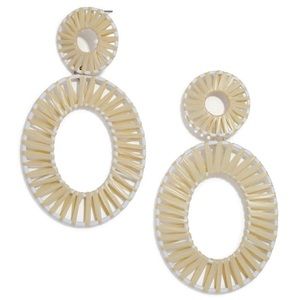 NEW BAUBLEBAR Kiera Raffia Lrg Statement Earrings